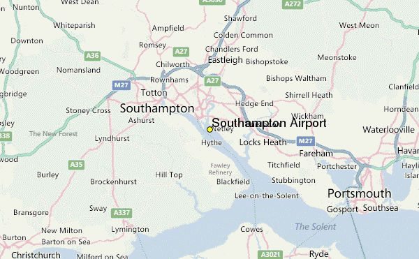 Southampton map of areas we opperate