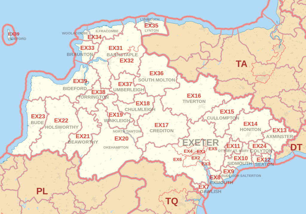 exeter map of properties we buy fast