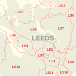 leeds post code map where we buy houses quickly
