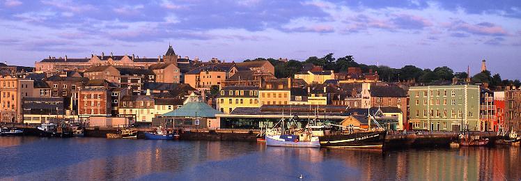 plymouth skyline of city centre residential properties